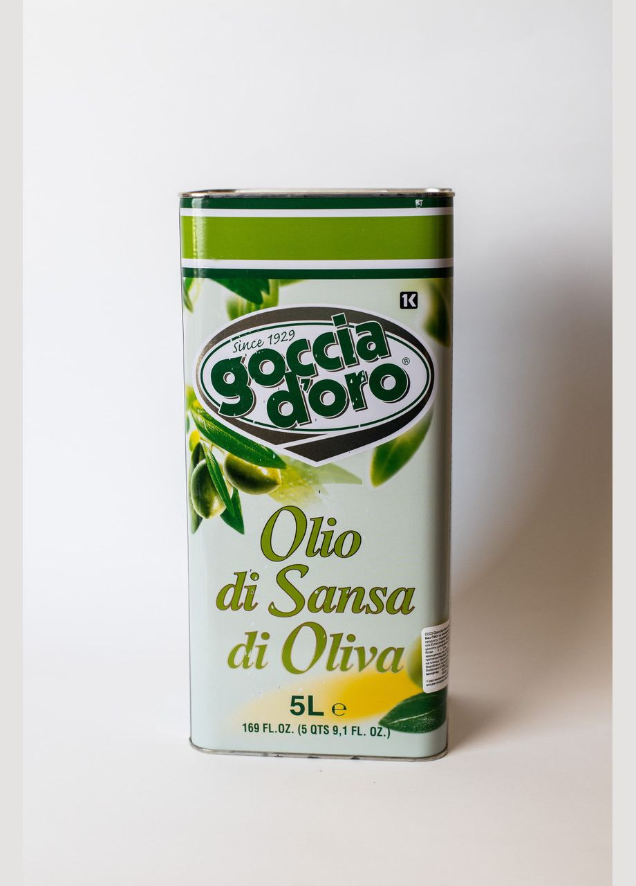 Оливкова Олія Sansa 5 л (ІТАЛІЯ) - ОРИГІНАЛ Goccia D'Oro (303213476)