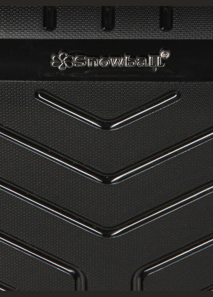 Чемодан маленький S полипропилен 20103 55×36×20см 35л Черный Snowball (297643078)