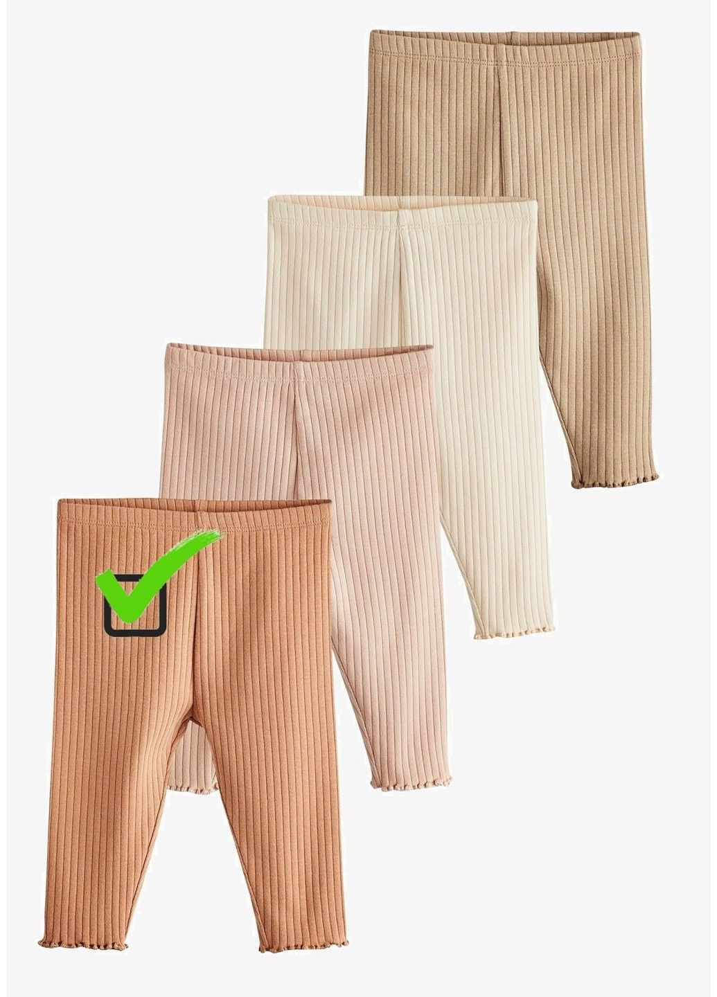 Коричневые демисезонные брюки Next Trend