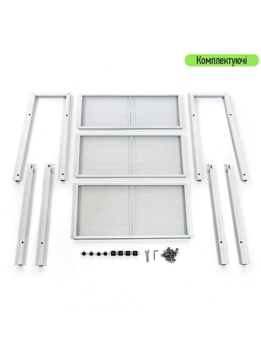 Стеллаж-этажерка трехъярусный из металла 60*33*110см Sticker Wall (300242232)