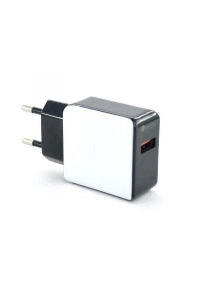 CЗУ A40 (18W, Fast Charger QC 3.0, 5V/3A, 9V/12V-1.5A, 1USB) black/white 4You (322500255)