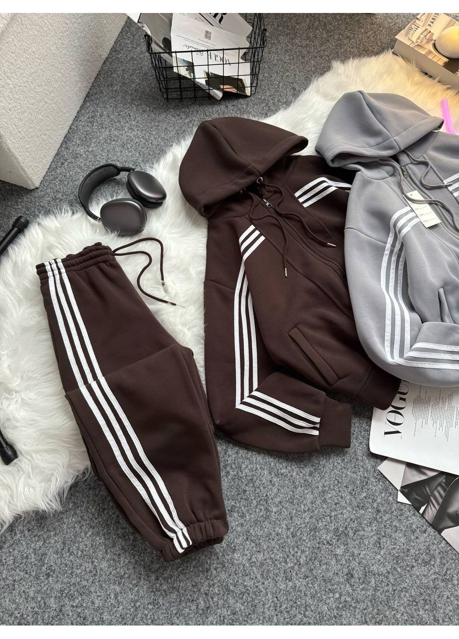 Жіночий костюм з тринитки на флісі No Brand (372418624)