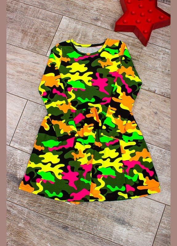 Зелёное платье для девочки (p-3532) Носи своє (307800817)