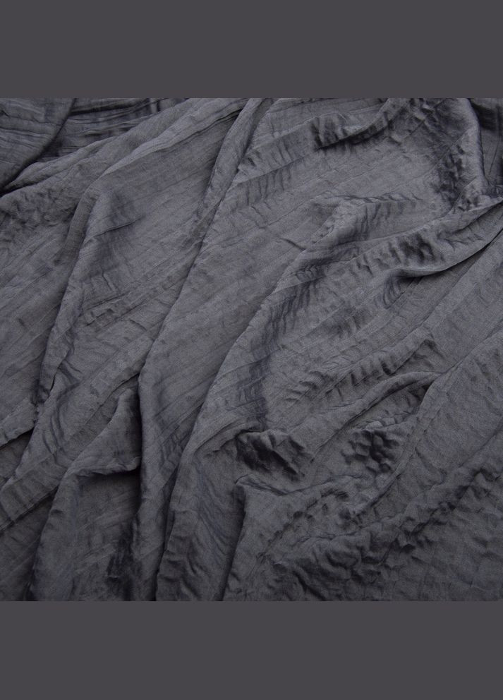 Тканина плательна шовк креш Джура 108 гр/м2 сіра IDEIA (275870064)