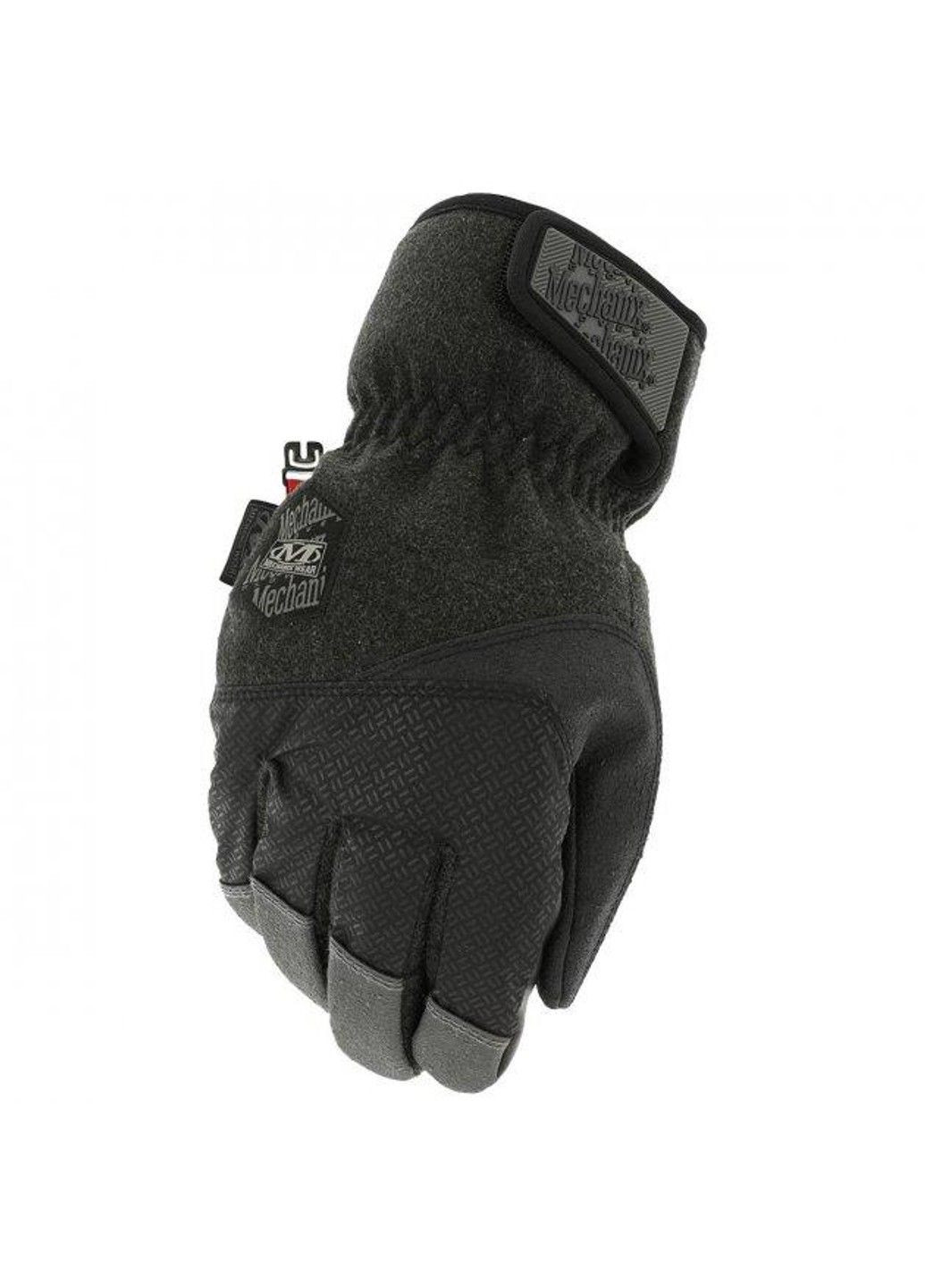 Зимові тактичні рукавички Mechanix Coldwork WindShell Чорний із сірим XL No Brand (339866247)