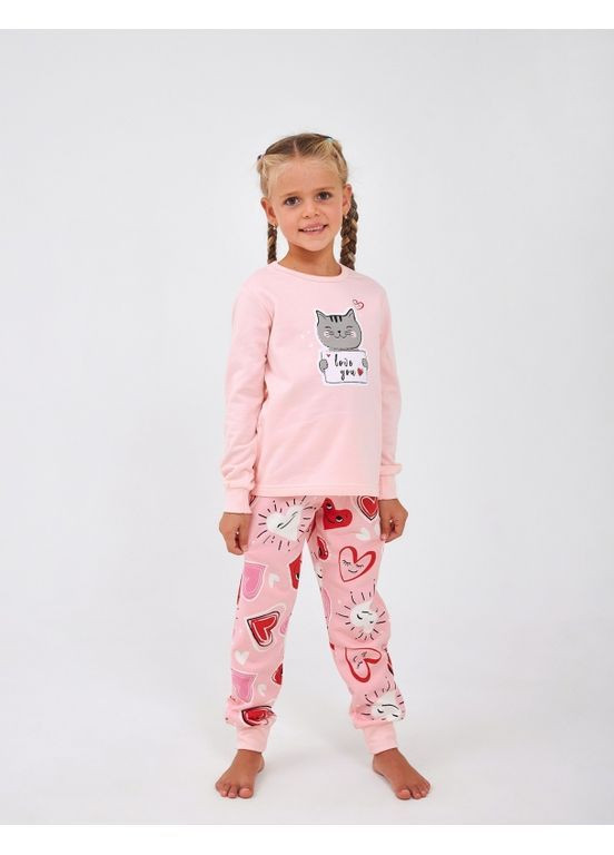 Рожева піжама рожевий персик Smil