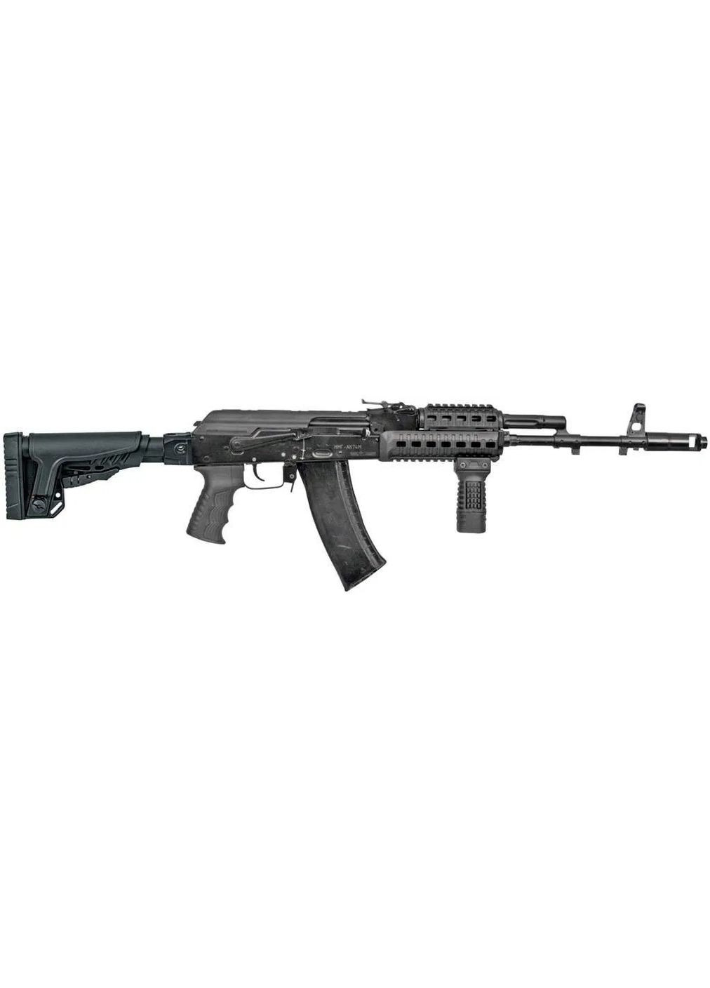 Цівка на АК 47/74 TACTICAL (DLG-099-black) полімерна, колір Чорний, 2 планки picatinny з кріпленням M-LOK DLG Tactical (362602540)