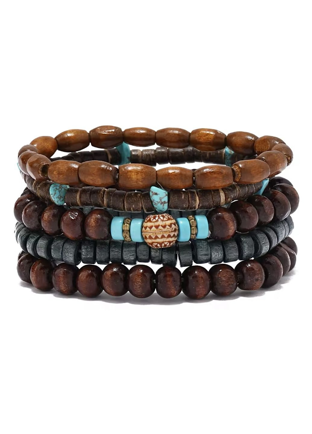 Набор "Бусы 5 в 1", Унисекс No Brand браслет (309020958)