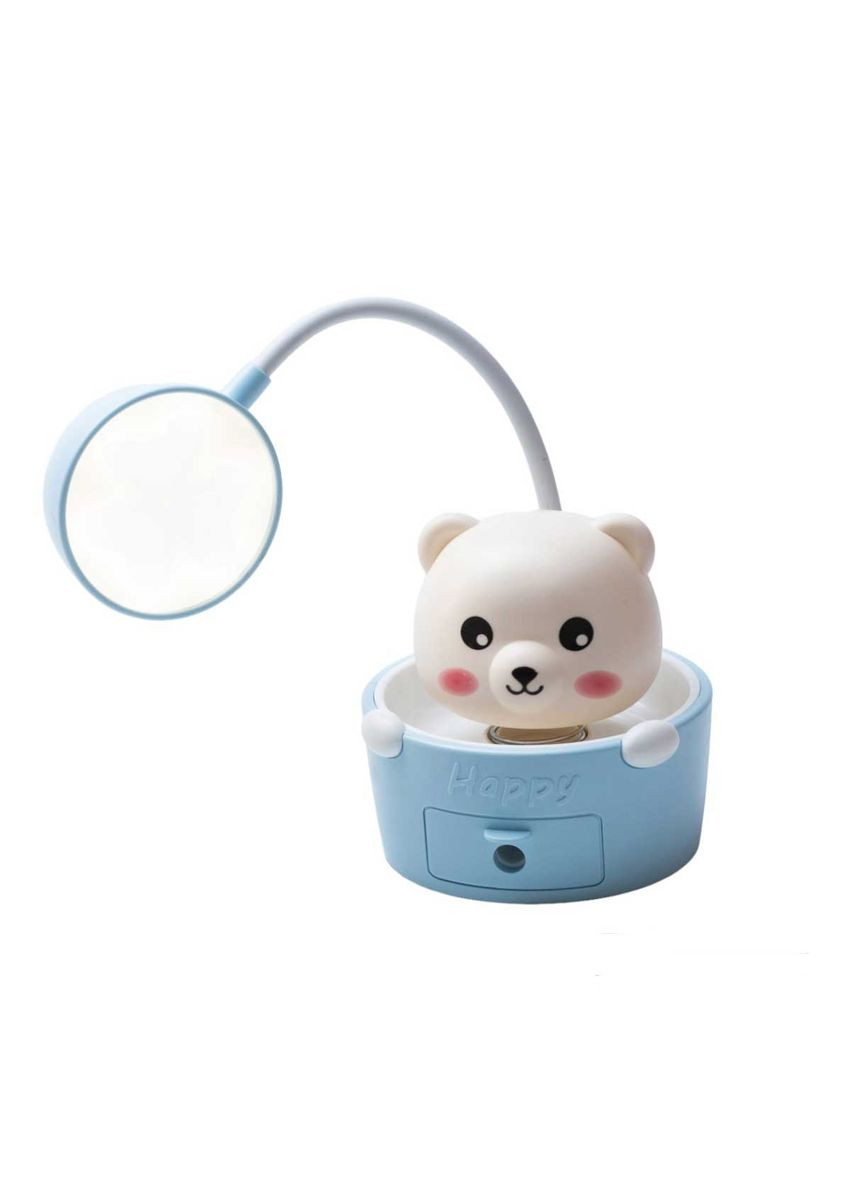 Детская настольная лампа Cute Pets с точилкой для карандашей, голубой Shenzhen HP12268B No Brand (342113758)