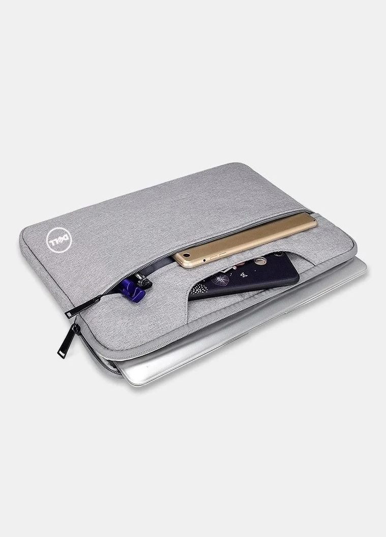 Сумка чехол для ноутбука 15,6" Серая (код: IBN007S1) Digital (325449202)