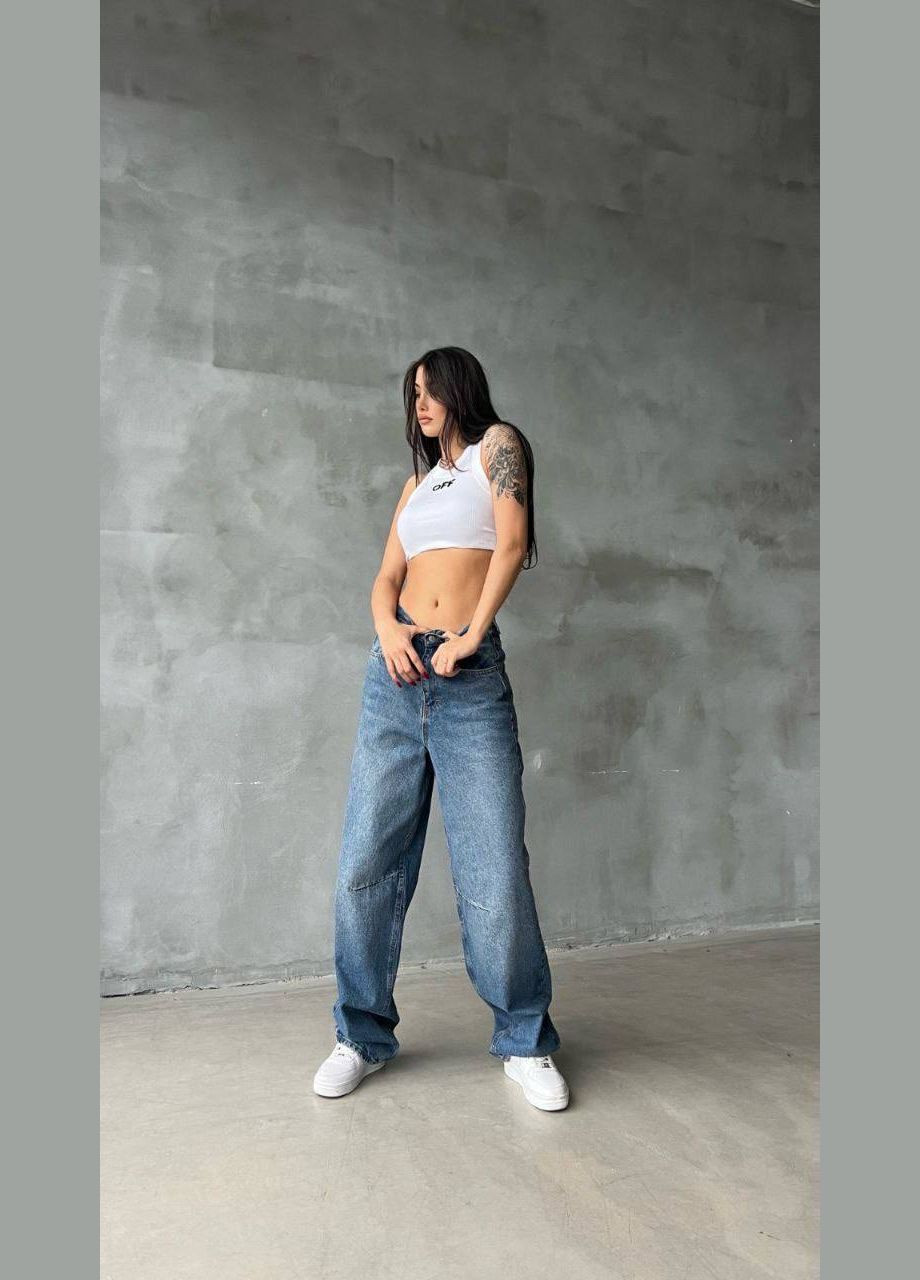 Женские джинсы цвет синий р.40 452609 New Trend - (285711587)