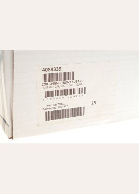 Пружина подвески 4088339 Lesjofors (345779958)