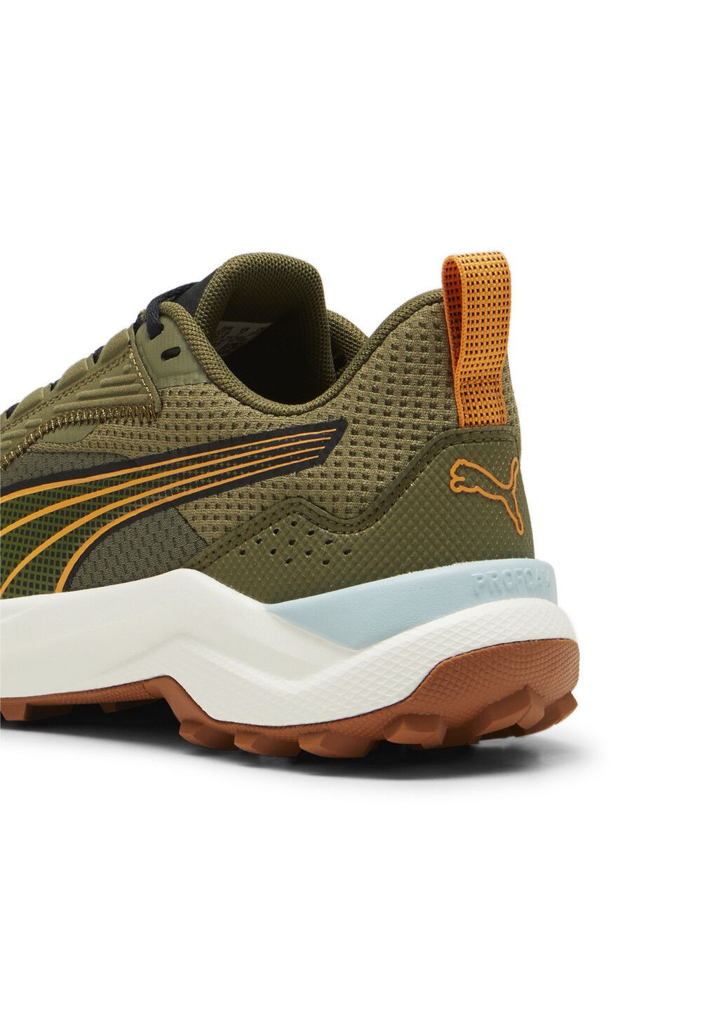 Зеленые всесезонные кроссовки obstruct profoam running shoes Puma
