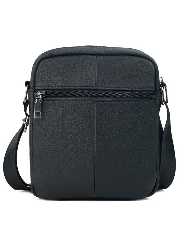 Сумка барсетка чоловіча з натуральної шкіри маленька Qvant 6614 - Чорна Tiding Барсетка (366889786)