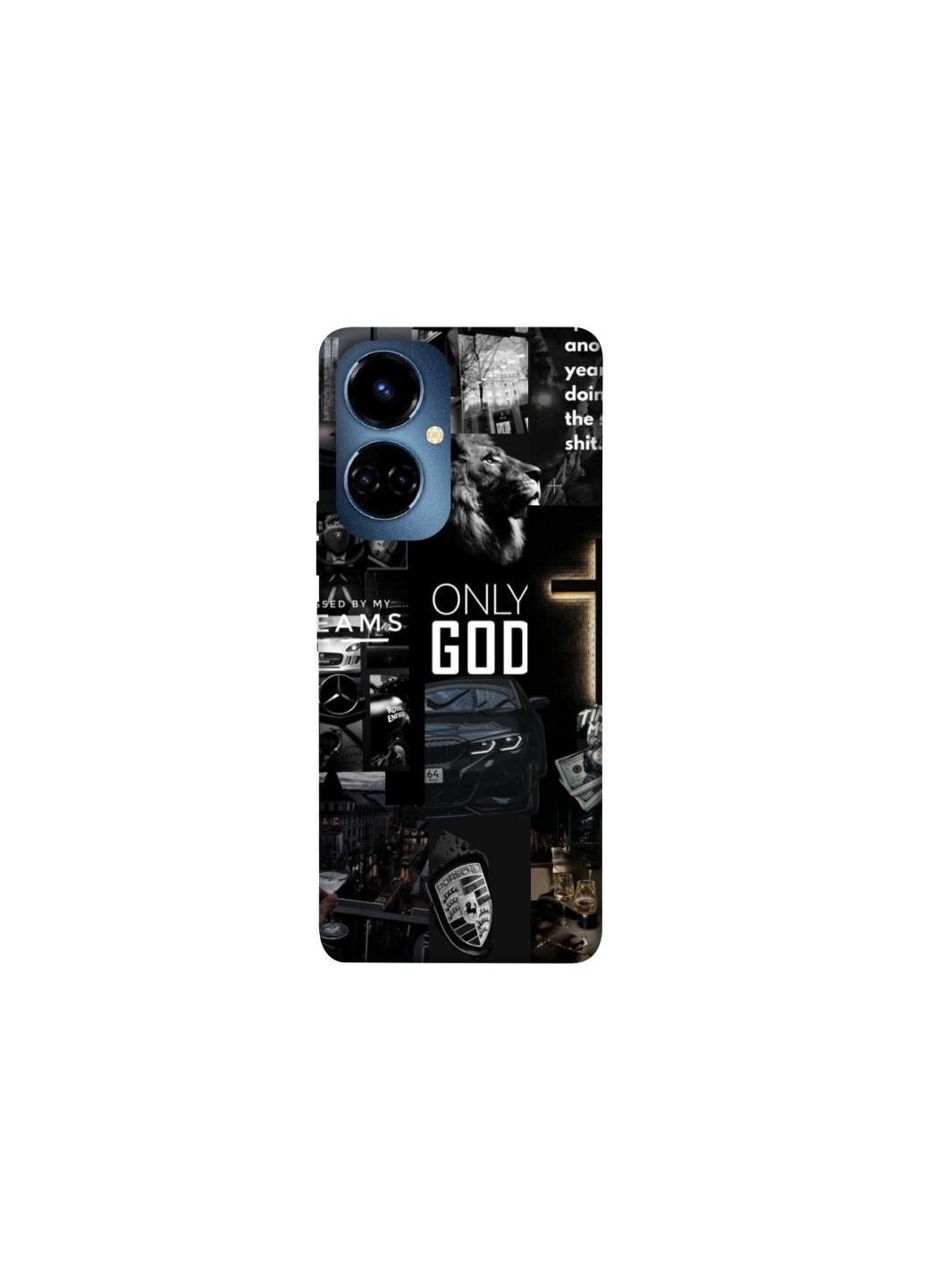 Чохол на TECNO Camon 19 Pro Only God Frontalka (354184572)