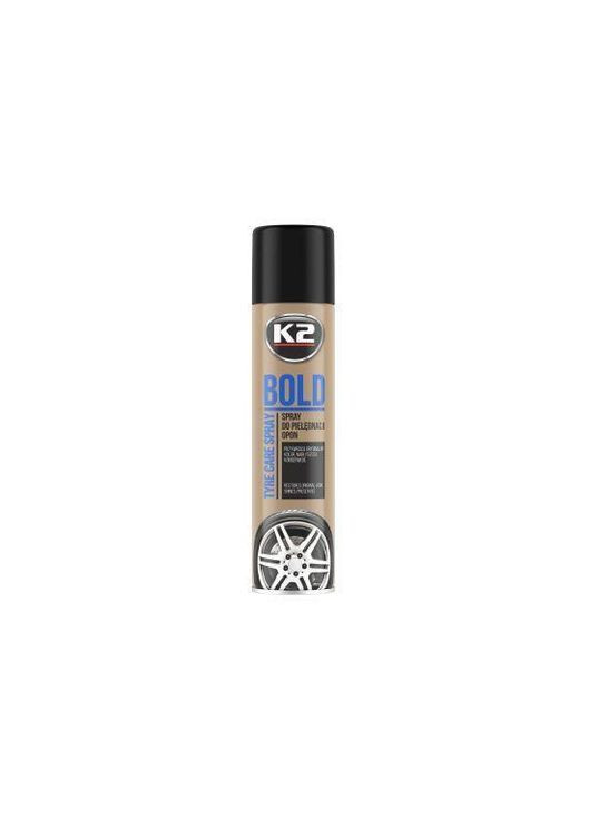 Чернение шин BOLD аэрозоль 600мл K20117 K2 (352764079)