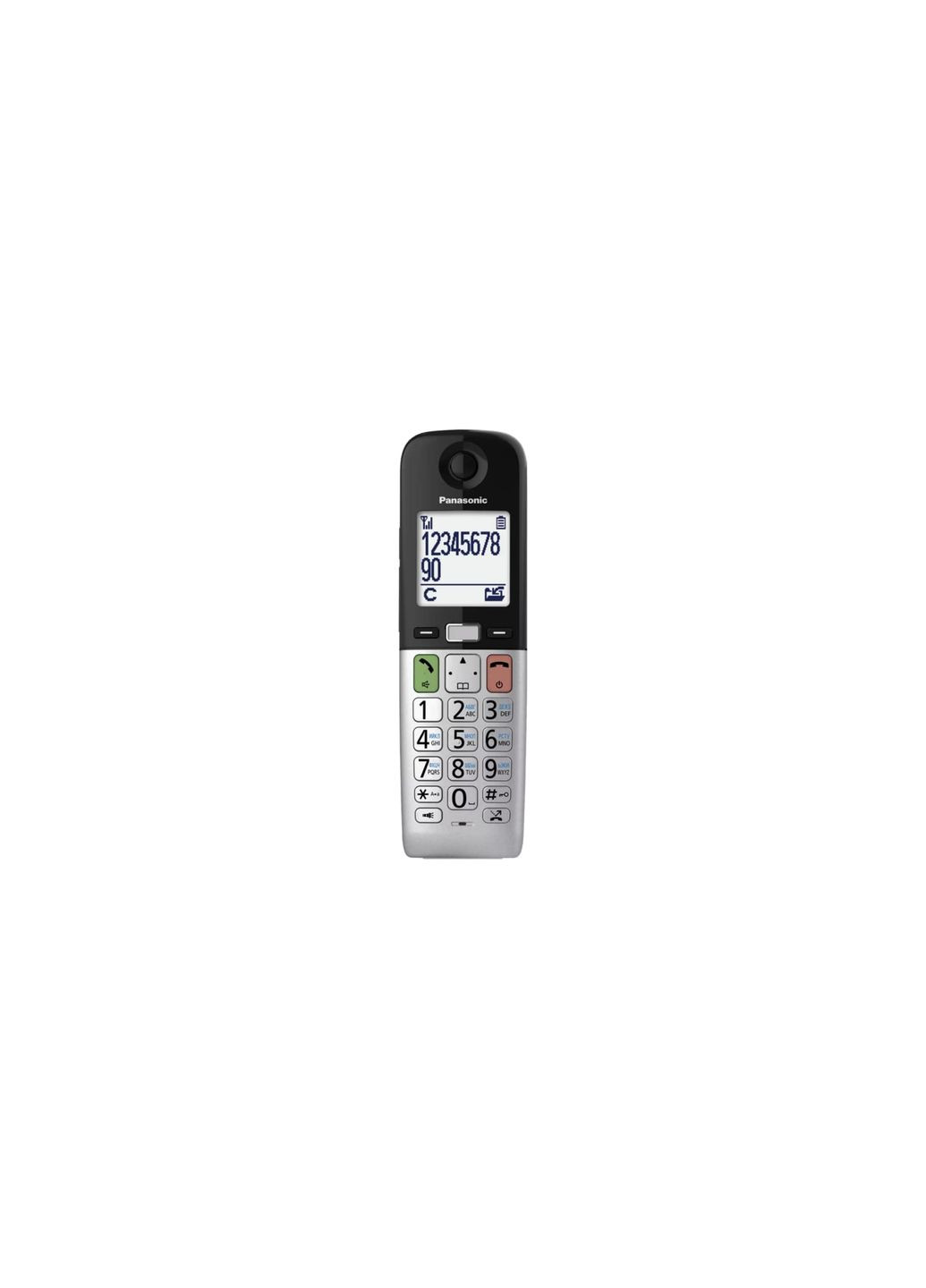Радиотелефон DECT KX-TGU410UCB, черно-серебристый Panasonic (322560838)