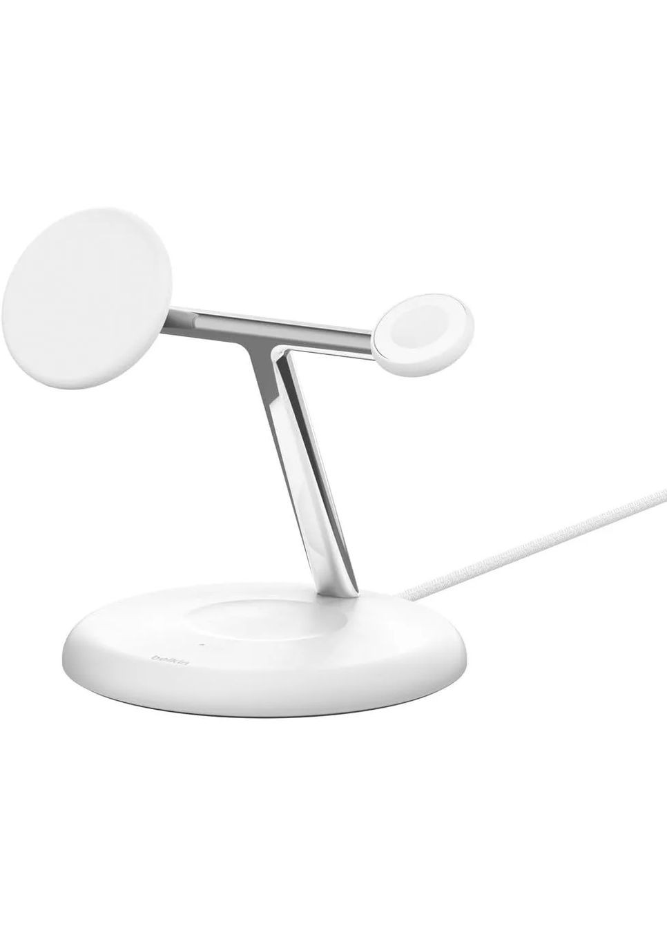 Зарядний пристрій бездротовий Belkin 3в1 Magnetic Adjustable Pad Qi2 15Вт, No Brand (393456222)