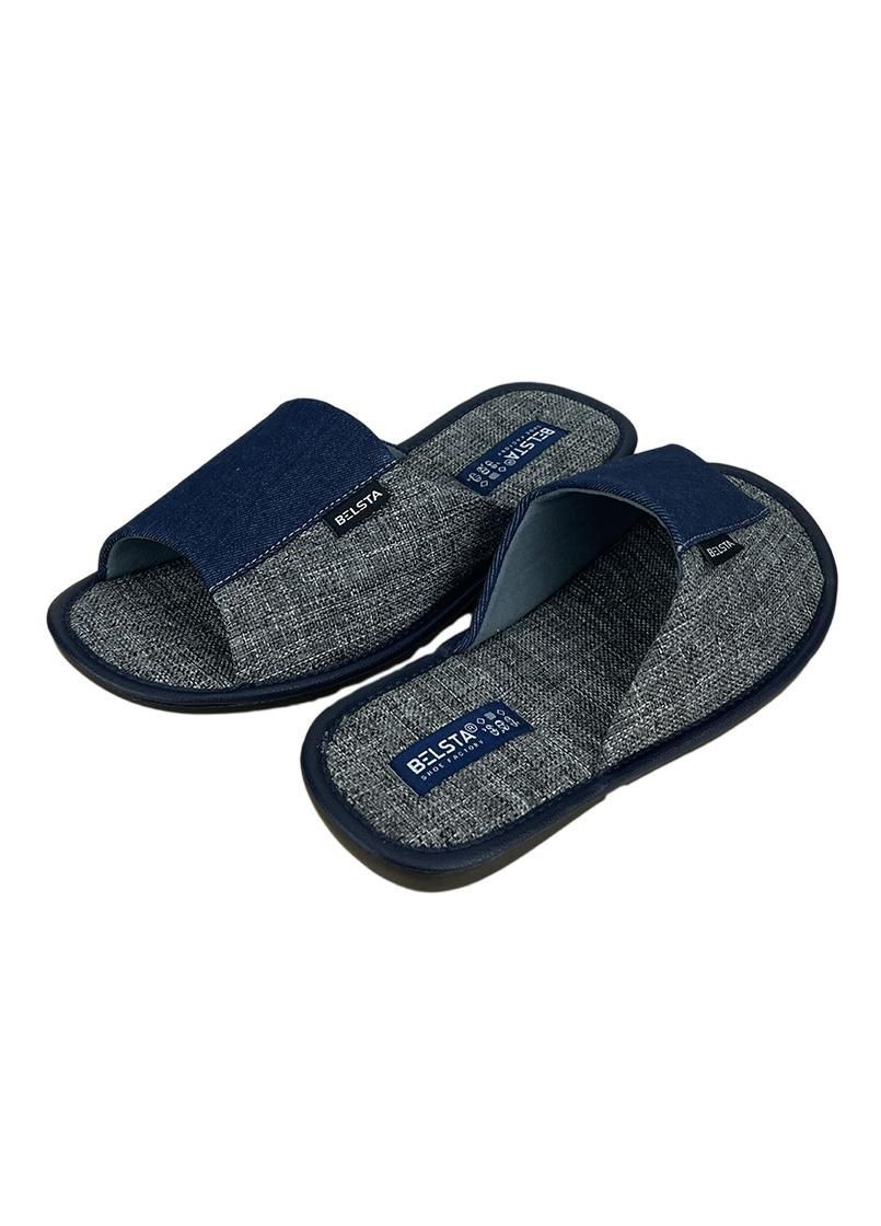 Тапочки кімнатні чоловічі сіро-сині 751 Белста (260517678)