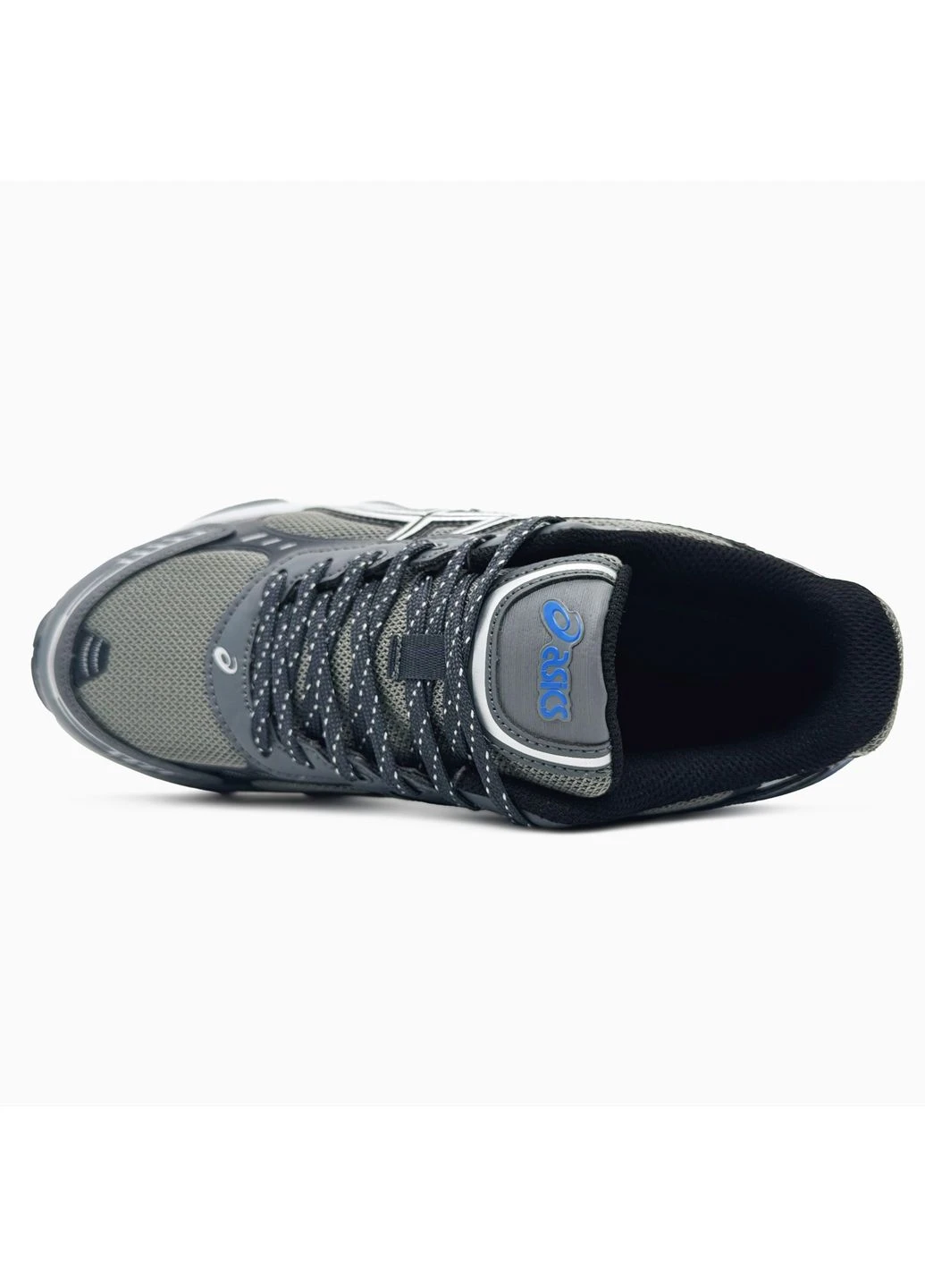 Серые демисезонные кроссовки мужские asics gel-kinetic fluent seal grey pure silver | асикс гель-кинетик серые No Brand