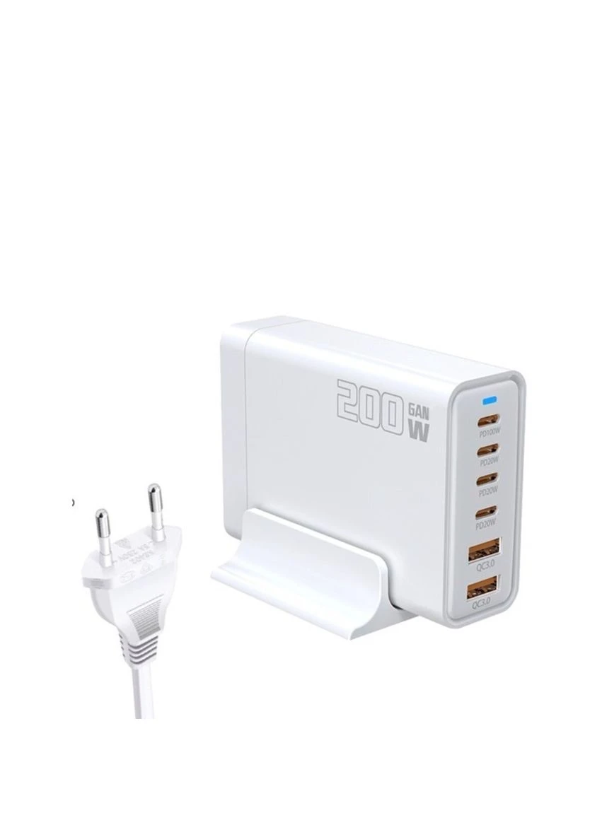 Зарядний пристрій Gan 200W white WUW C214 (315436126)