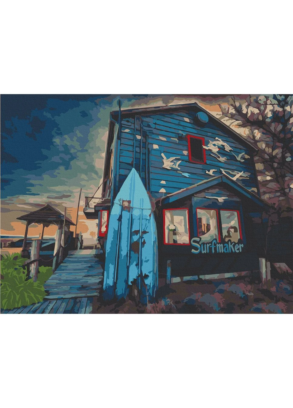 Картина по номерам. "Вест Корк. Ирландия" 10557-AC Art Craft (396300052)
