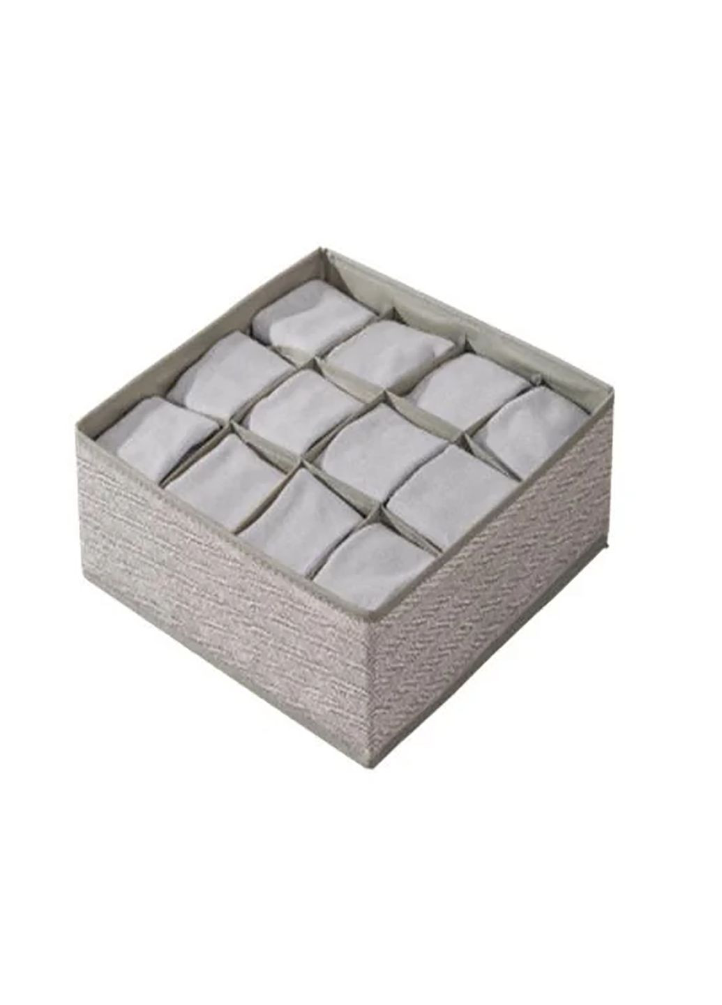 Коробка-органайзер для хранения белья цвет серый ЦБ-00248256 No Brand (286328101)