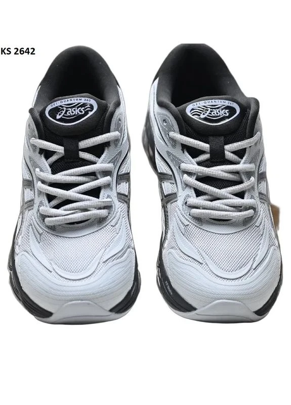 Серые демисезонные кроссовки мужские asics gel-quantum 360 gray асикс гель серые No Brand