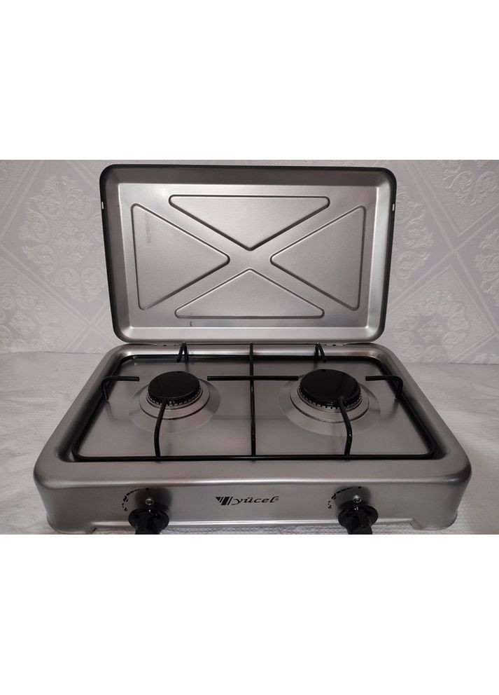 Таганок газовый O-200-LPG_ grey / 2 конфорки Yucel (362669660)