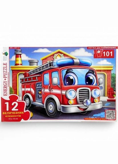 Игра-пазл Пожарная машина 8202 12 элементов shop (4820121188205) No Brand (366426802)