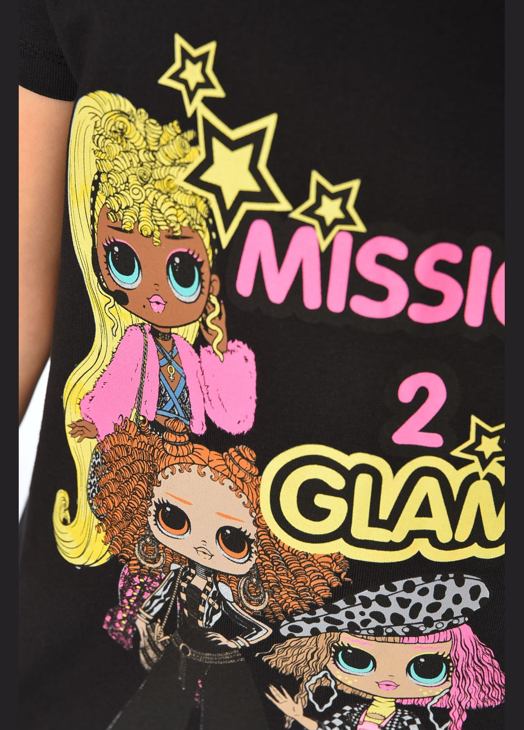 Чёрное платье детское для девочки черного цвета Let's Shop (316430692)