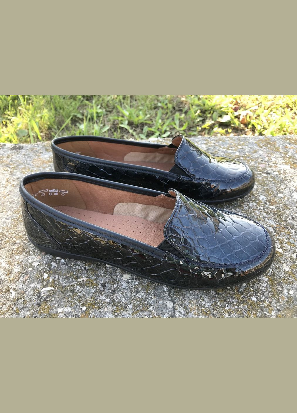 Alpina Туфлі 8U90C 37 (24.2 см) Темно-сині темно-синій з натуральна шкіра, словенія — демісезон (303426711)