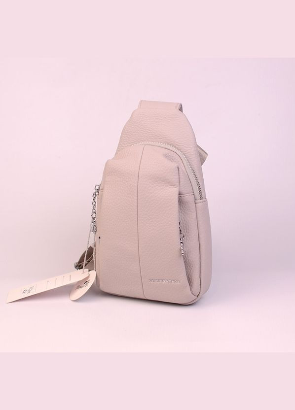 Сіра маленька жіноча нагрудна сумка слінг для телефону через плече No Brand (330066289)