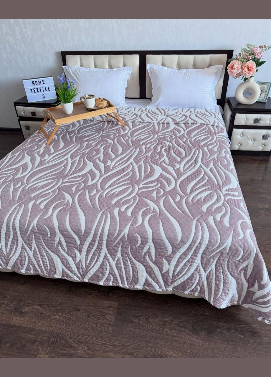 Якісне Євро покривало 200х230 Рожевий (П4К-muslin25-003-05) No Brand (342097423)