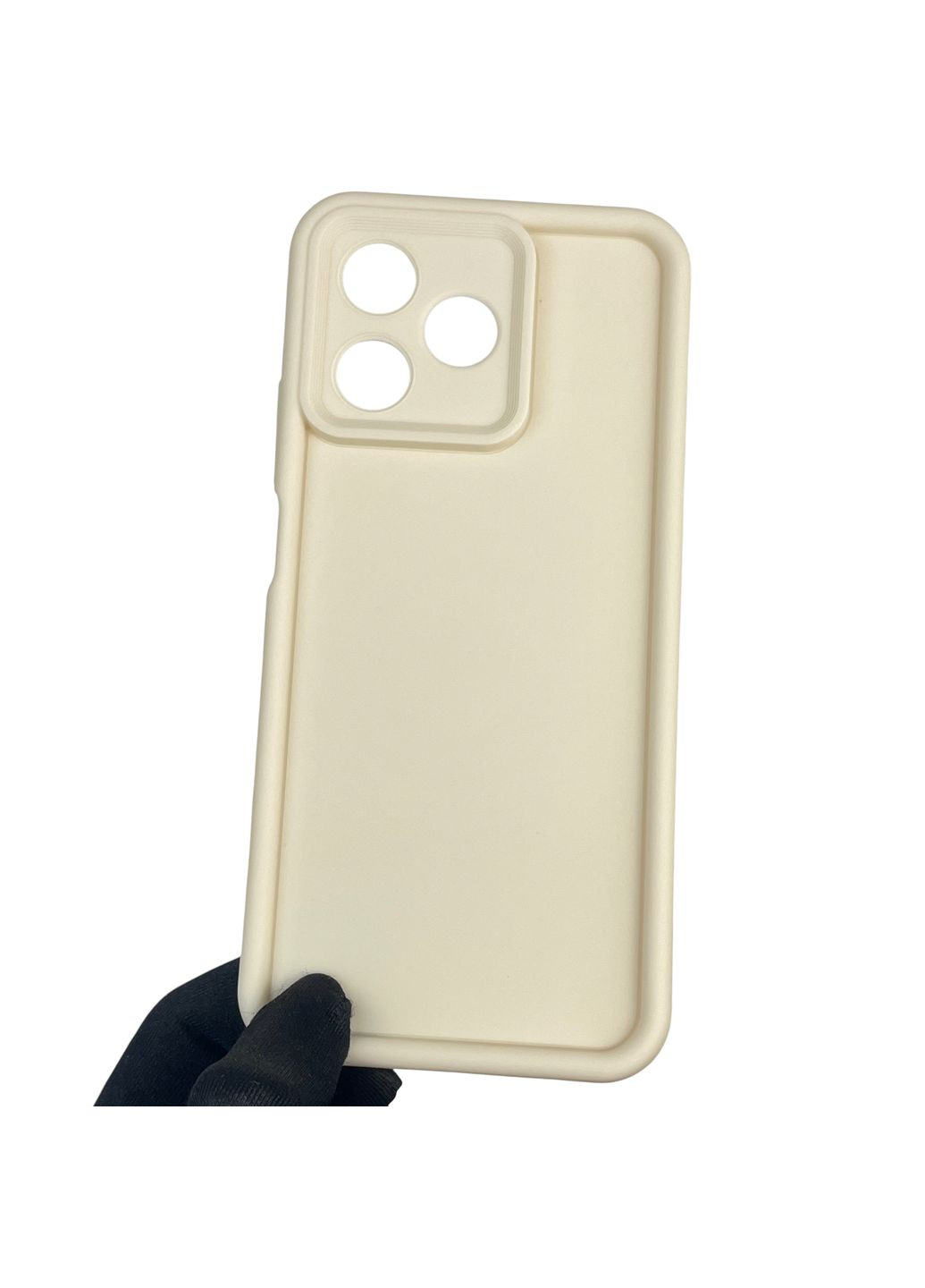 Чохол силіконовий Soft Touch для C53 молочний (Повний захист камери) Realme (366387422)