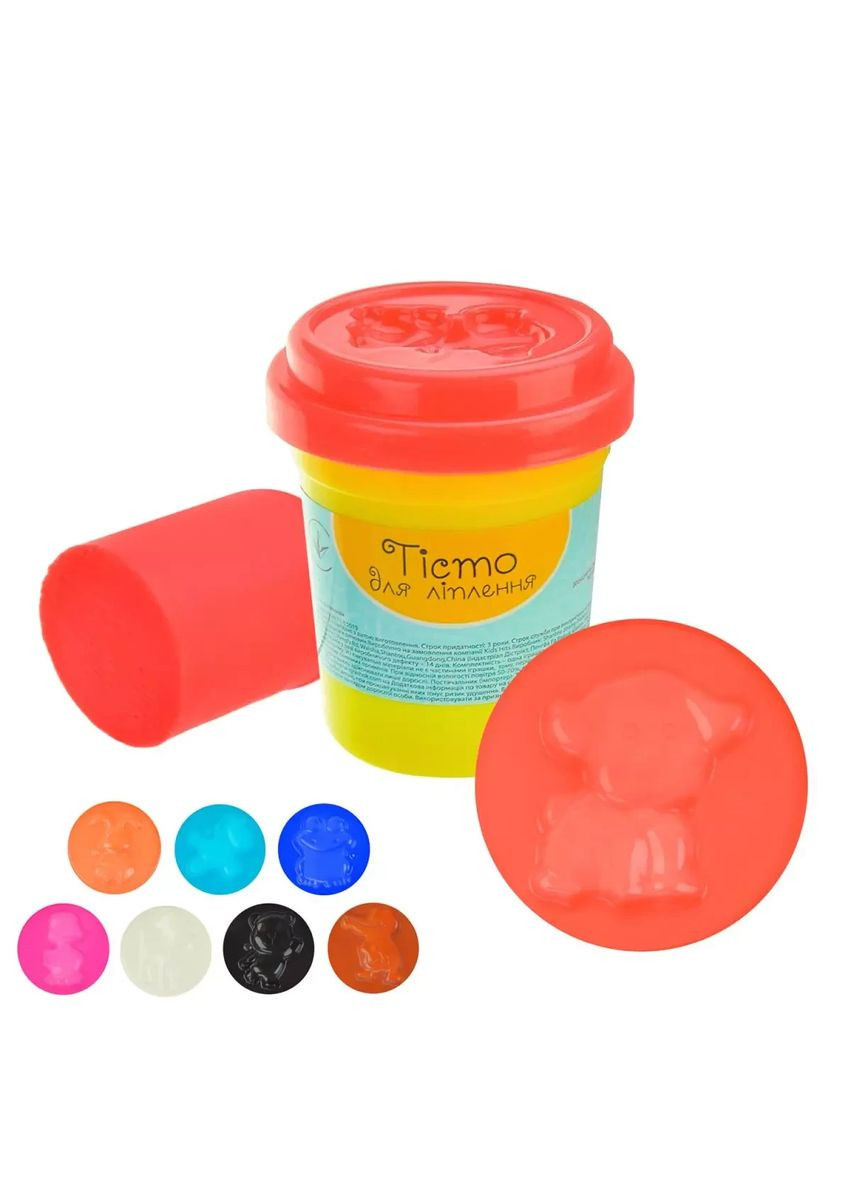 Набір тісто для ліплення PL-0607-005, червоний, баночка 50 грам No Brand (362436389)