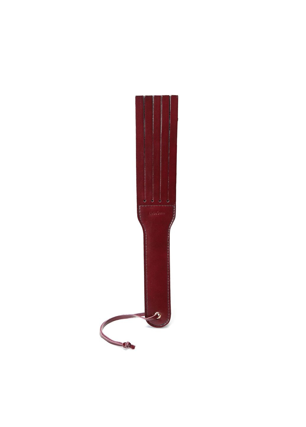 Двусторонний паддл Wine Red Spanking Paddle, натуральная кожа Liebe Seele (296781286)