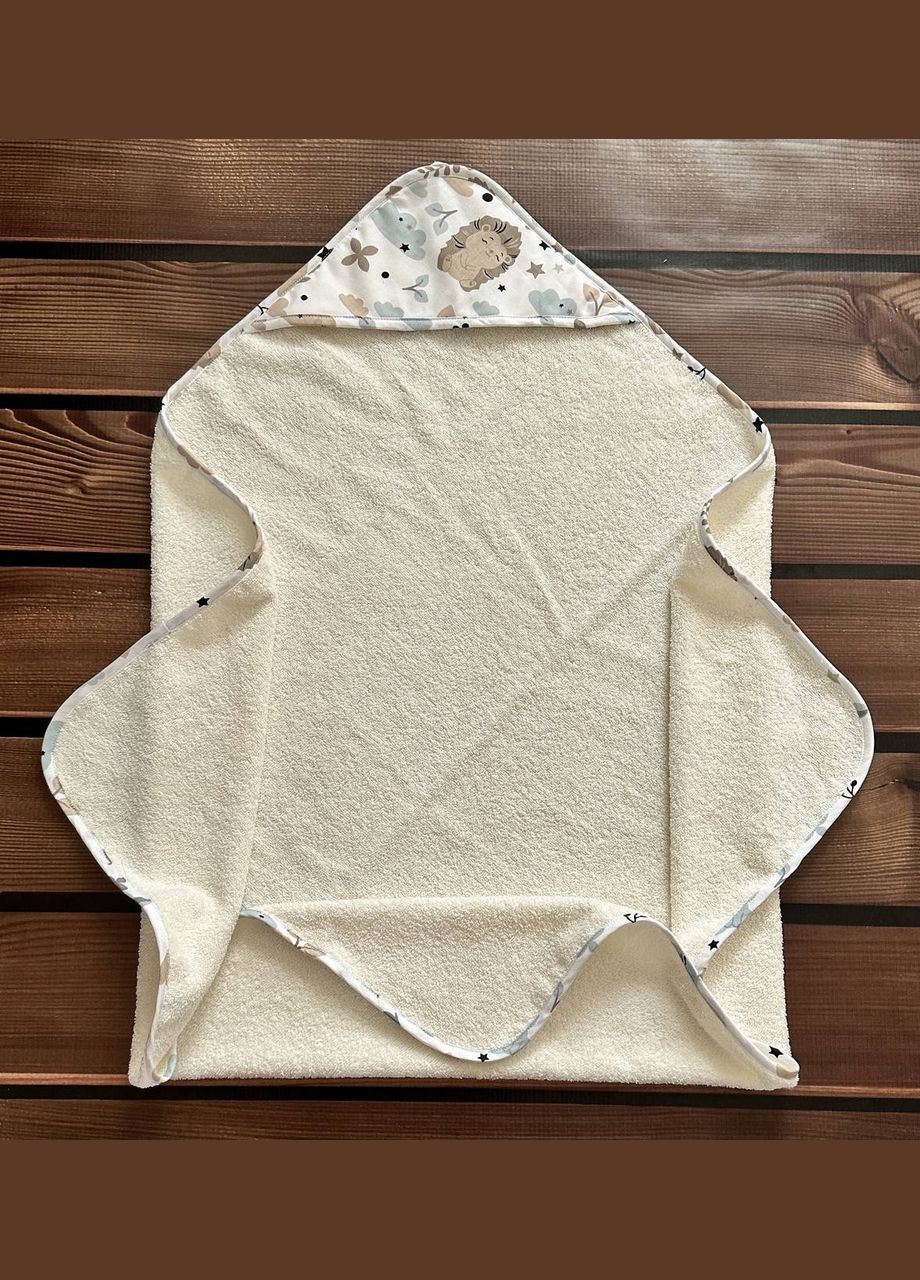 Полотенце с уголком 80/80 No Brand светло-бежевый