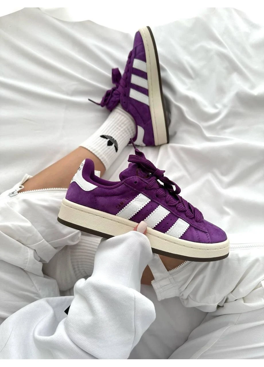 КРОСІВКИ ЖІНОЧІ ADIDAS CAMPUS 00S PURPLE SKATE АДІДАС КАМПУС ФІОЛЕТОВІ No Brand фіолетові демісезони (392019075)