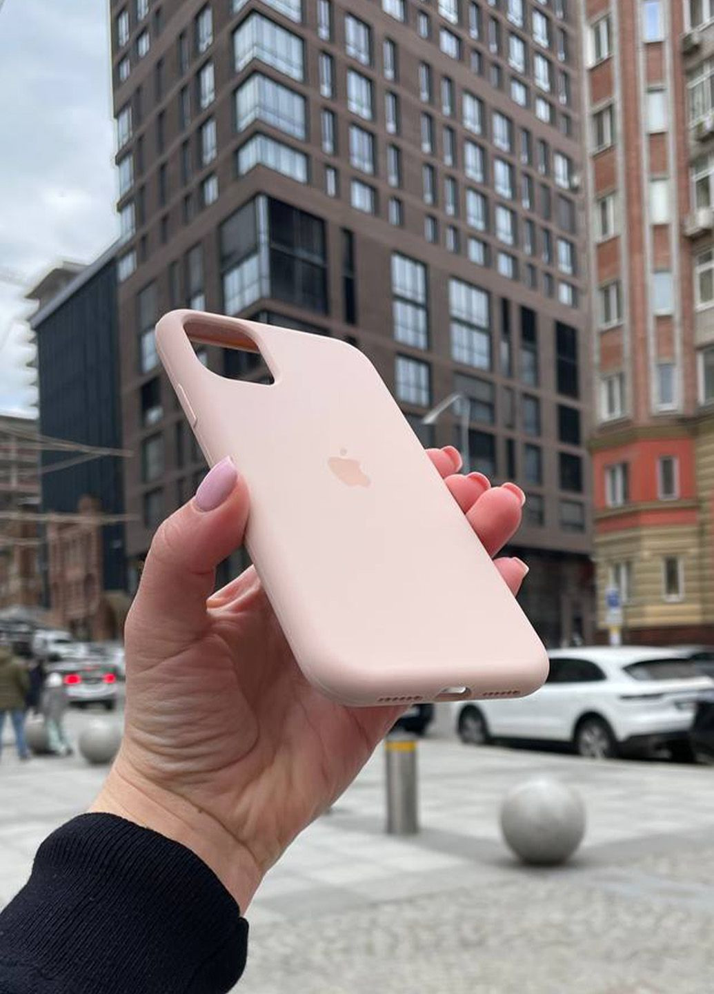 Чохол для iPhone 11 рожевий Pink Sand Silicone Case силікон кейс No Brand (289754149)