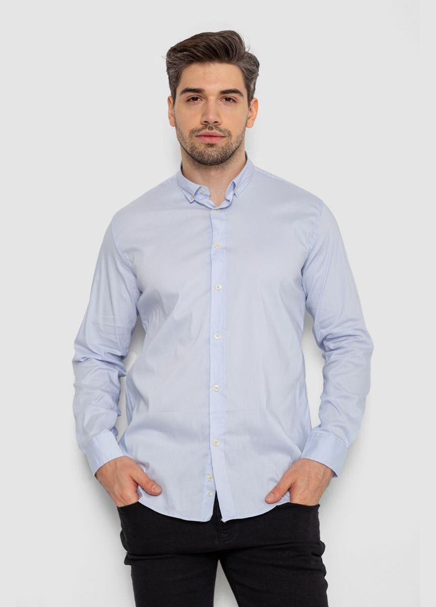 Светло-голубой рубашка Ager