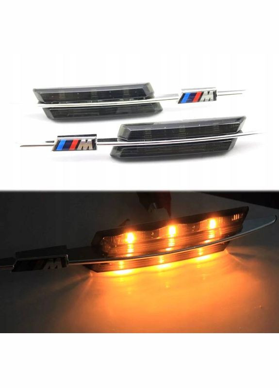 Набор желтых светодиодных габаритных фонарей 2шт. для BMW 1/3/5 серии, 12В, 3 Вт No Brand (315719908)