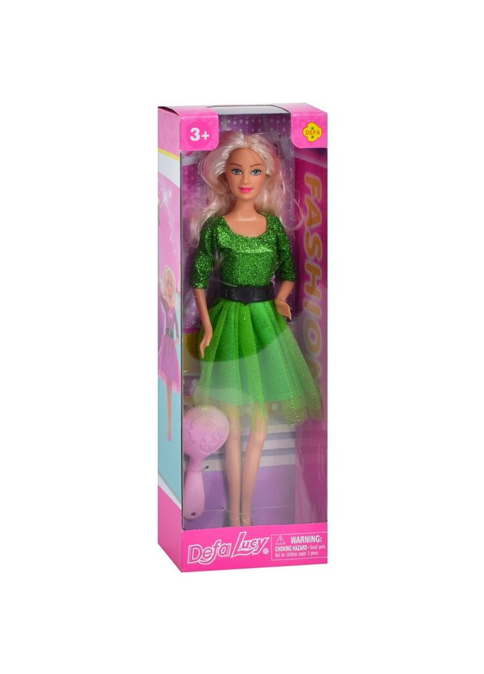 Дитяча лялька "Вечірня красуня" лялька з гребінцем для дівчаток з коктейльною сукнею 3 роки Defa (368758336)