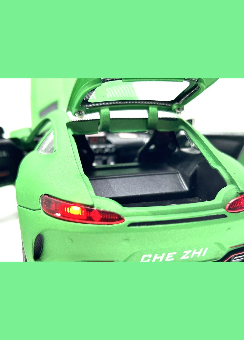 Машина Mercedes SL-class инерционная открываются двери капот багажник 20см Зеленая (AP-1840) No Brand (302215494)