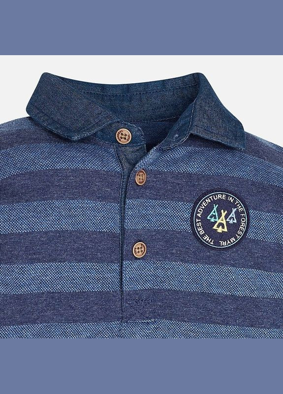 Синий лонгслив Mayoral