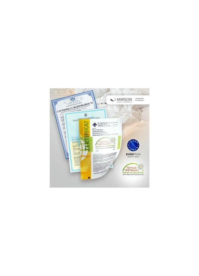 Ковдра пухова Imperial Brilliance Літо100% пух 200х220 (2200007209132) Mirson (315025658)