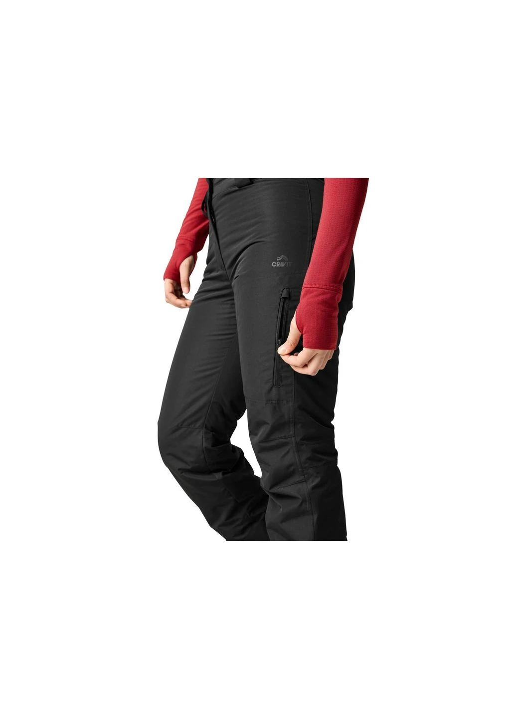 Горнолыжные брюки мембранные (3000мм) для женщины BIONIC-FINISH® ECO 484974 40(M) Crivit (393836058)