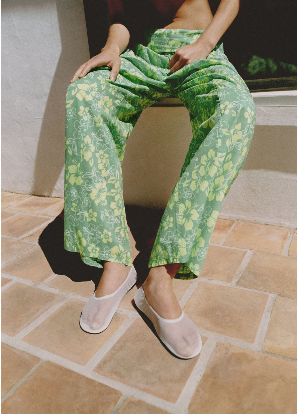 Жіночі балетки Mango | білі (364674098)