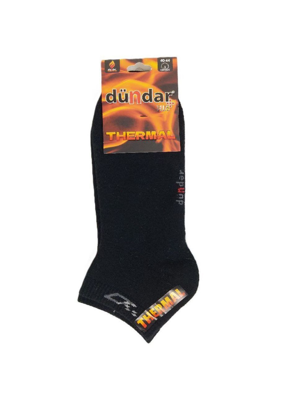 Чёрные мужские махровые термоноски Dundar однотонные (366237188)
