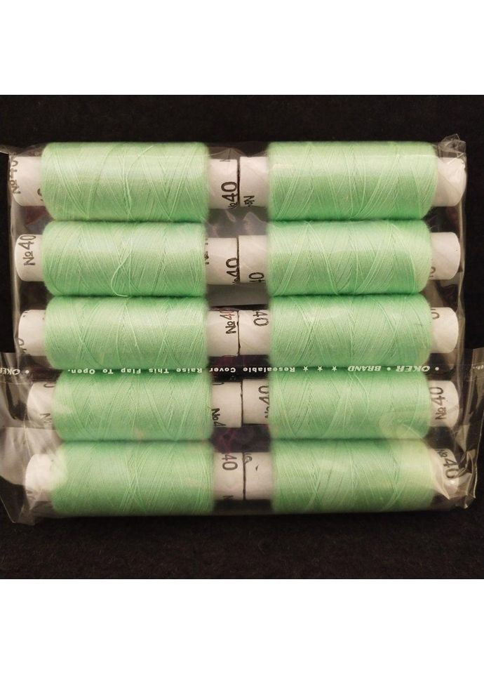 129 Нитки в котушках, для шиття 100% поліестер 40/2 (боб 200м) Plus-plus (354794129)